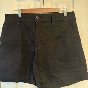 Old Navy Black High-Rise Chino Shorts